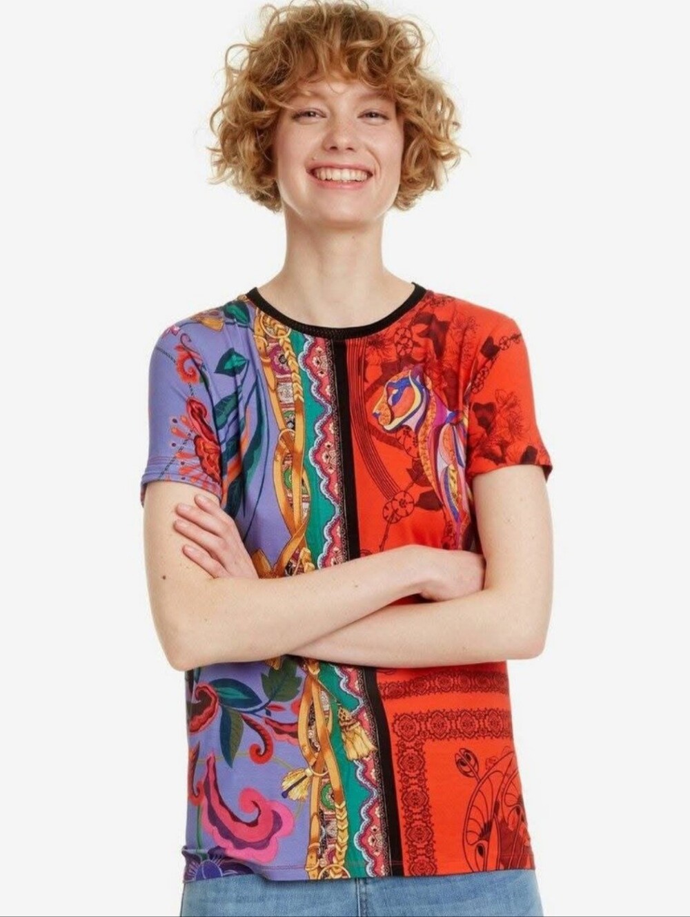 Desigual Art Deco Baroque Tee